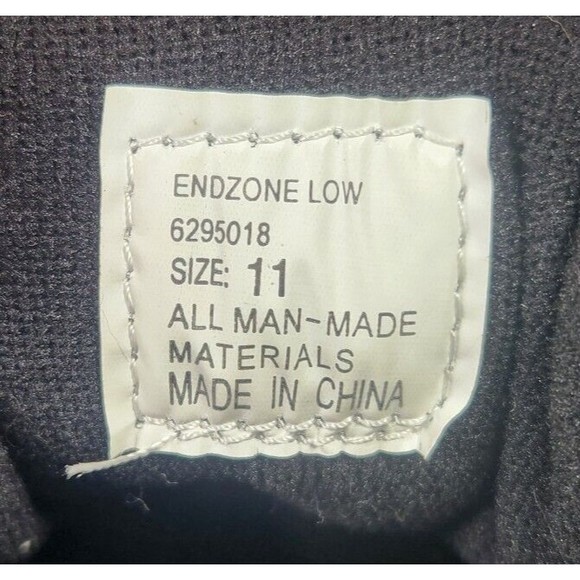 Rawlings Endzone Low Mens Size 11 Black White Athletic Low Top Baseball Cleats - Picture 9 of 9